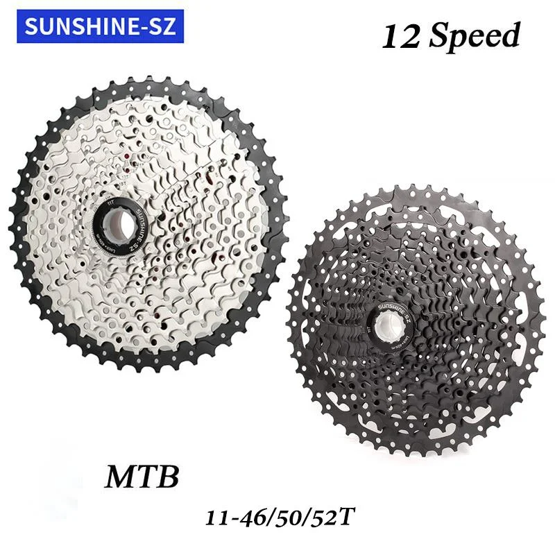 

Sunshine 12 Speed Cassette Freewheel 12V Bicycle Freewheel MTB bike Sprocket for Shimano/SRAM M6100/M7100/M8100/XTR9000/SX/NX/GX