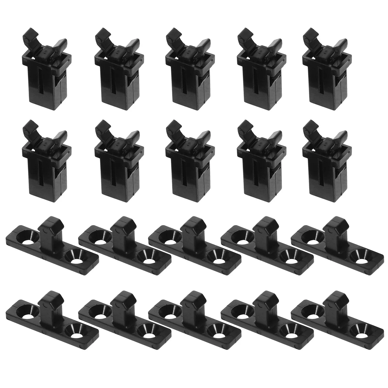 10Sets Spring Lock Buckle Touch Latch for Trash Can Lid Door Eyeglass Holder Toothpick Holder Push Catch Fastening Solution