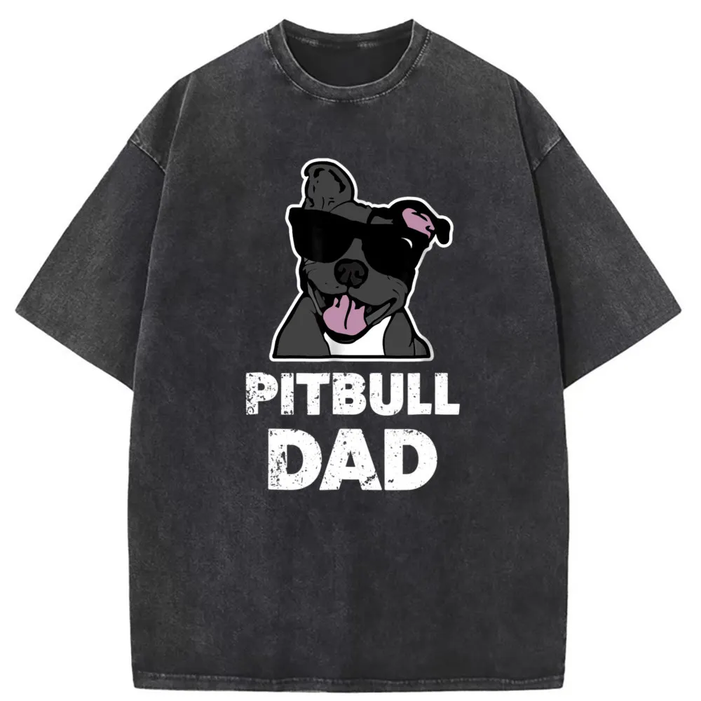 Pitbull Dad Mens Blue Nose Pit Bull Dog T Shirts New Sweatshirts 2023 Discount High Street Men Long Sleeve Clothing