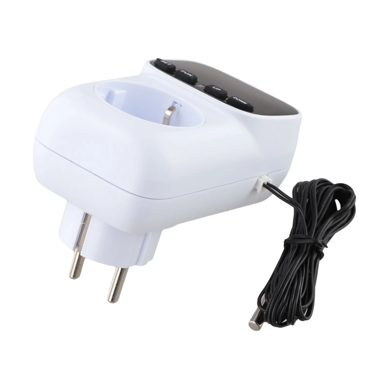Digital Temperature Controller Socket with Heating Thermostat and Comprehensive Timer Options for Temperature Control