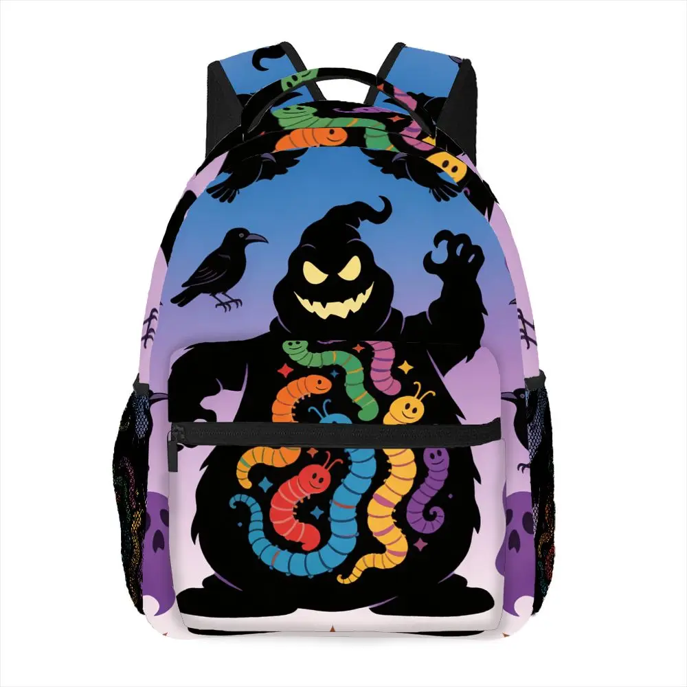 

1PC Disney Oogie Boogie Gradient Color Creative Print Cartoon Backpack Adjustable Straps Zipper Closure Fashion Streetwear