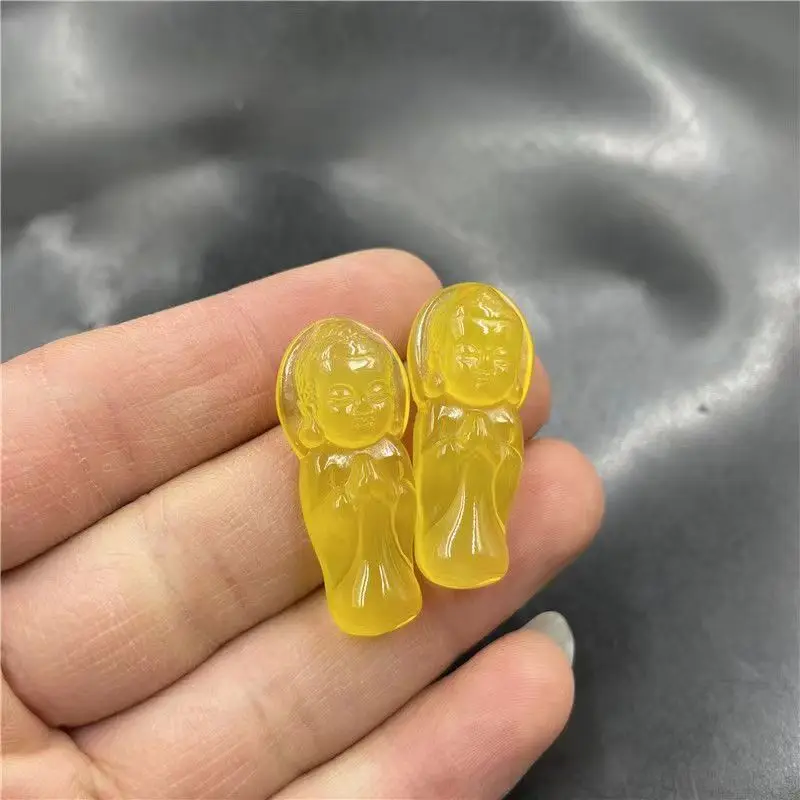 

Нефритовый кулон, кулон из халцедона с изображением Будды Гуаньинь, универсальные модели для мужчин и женщин, в подарок друзьям.