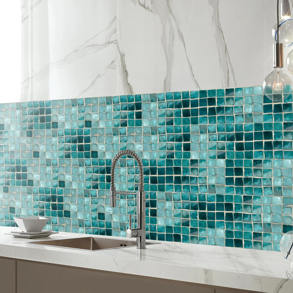 

500X20Cm Waterproof Oil Resistant Stickers Peel Stick Tile Adhesive Decals Kitchen Bathroom Porcelain Wall Marble Pattern Self