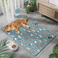 Puppy Training Pad Pets Bed Urine Mat for Pet Car Seat Protect Cover Mat Washable Pet Dog Cooling Ice Pad Reusable Ice Silk Mat