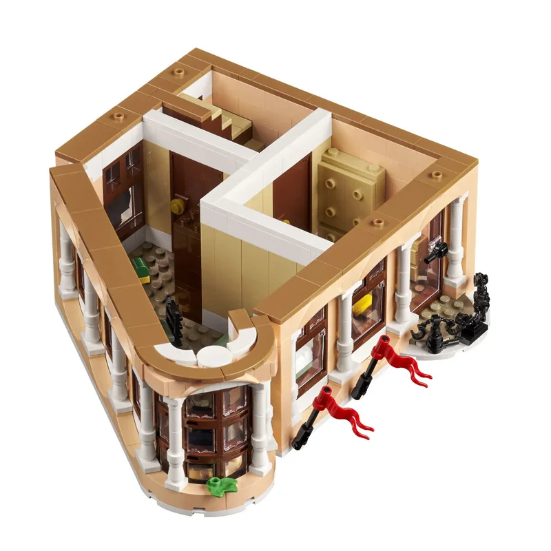 Street View Series Boutique Hotel Modular Building Blocks Bricks Brinquedos Aniversário Presentes de Natal Compatível 10297 brinquedos para meninos