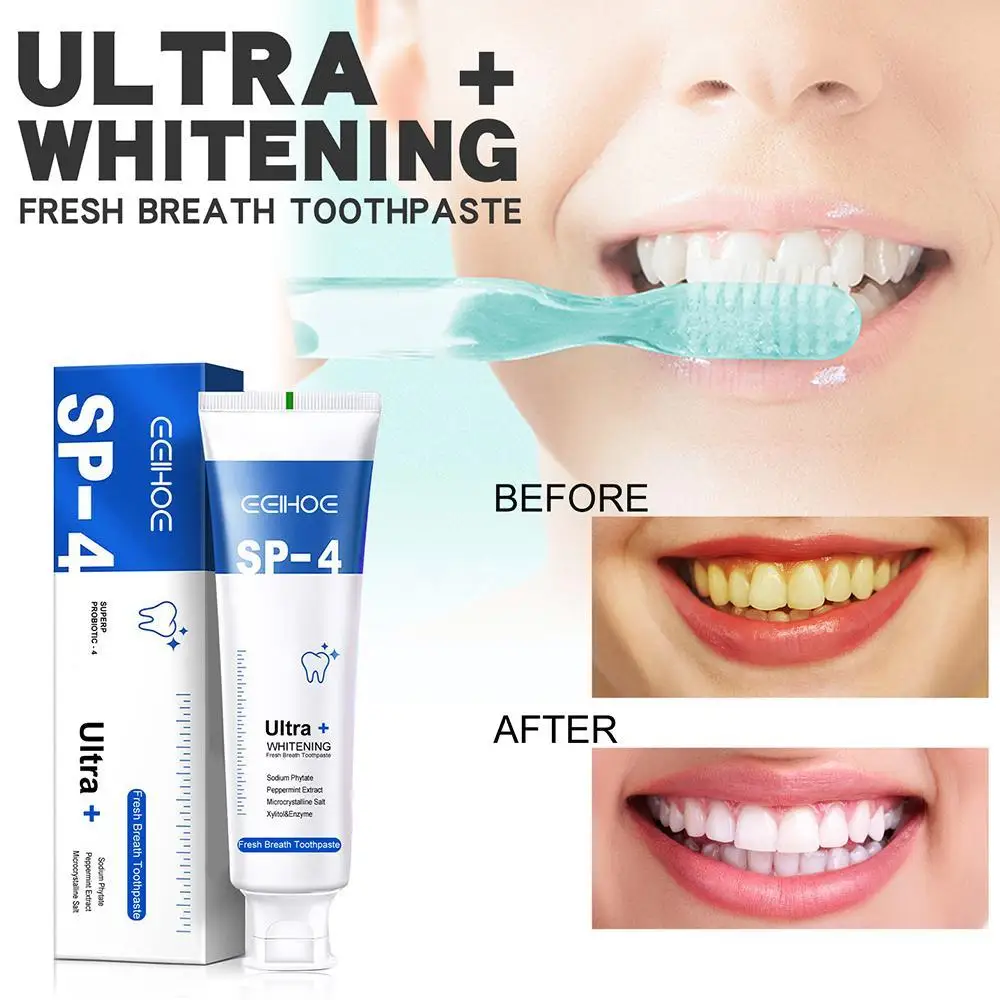 Probiotic Caries Toothpaste Sp 4 Whitening Tooth Decay Remover Breath Teeth 120g Repair Cleaner Care Plaque Paste Den N9k3