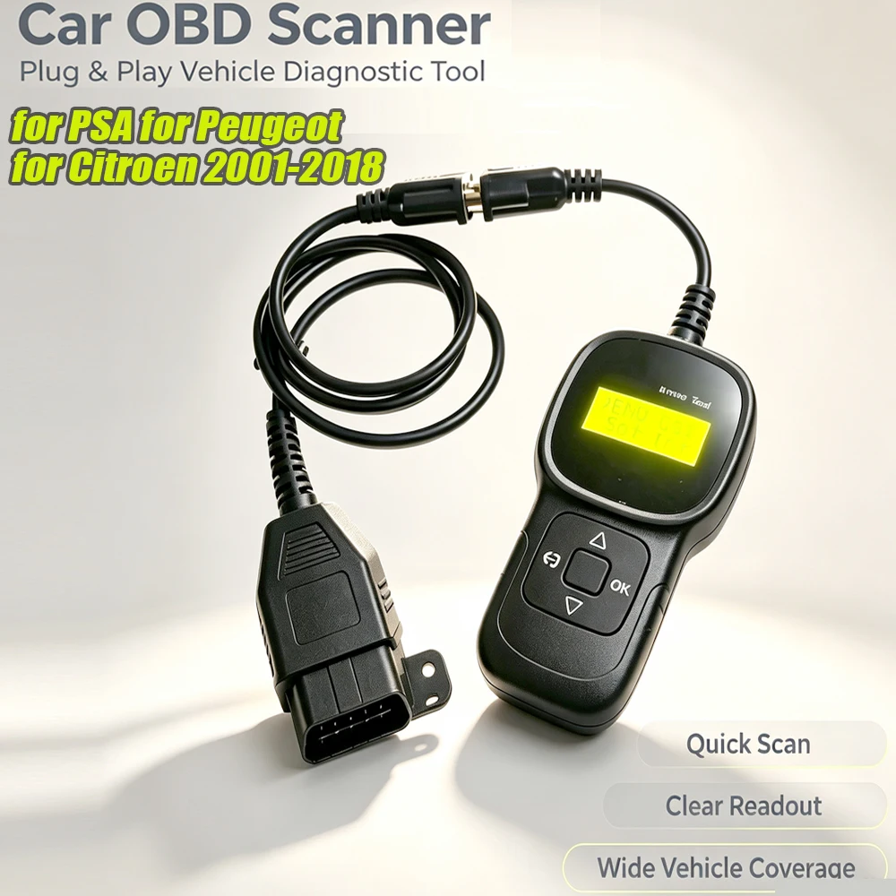 PIN Code Calculator Immobilizer for PSA for Peugeot for Citroen 2001-2018 OBD PIN Code Calculator Car Diagnostic Key Programmer