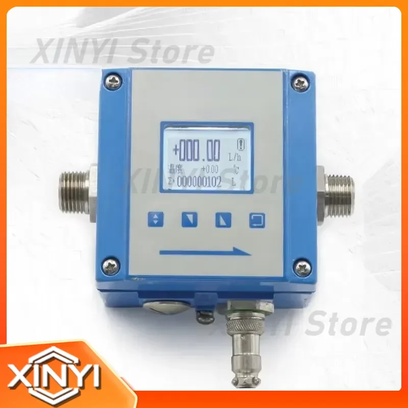 for AMAG Low-cost Electromagnetic Flowmeter Mini 4-20mA output digital magnetic flow meter for water juice and milk DN3-DN15