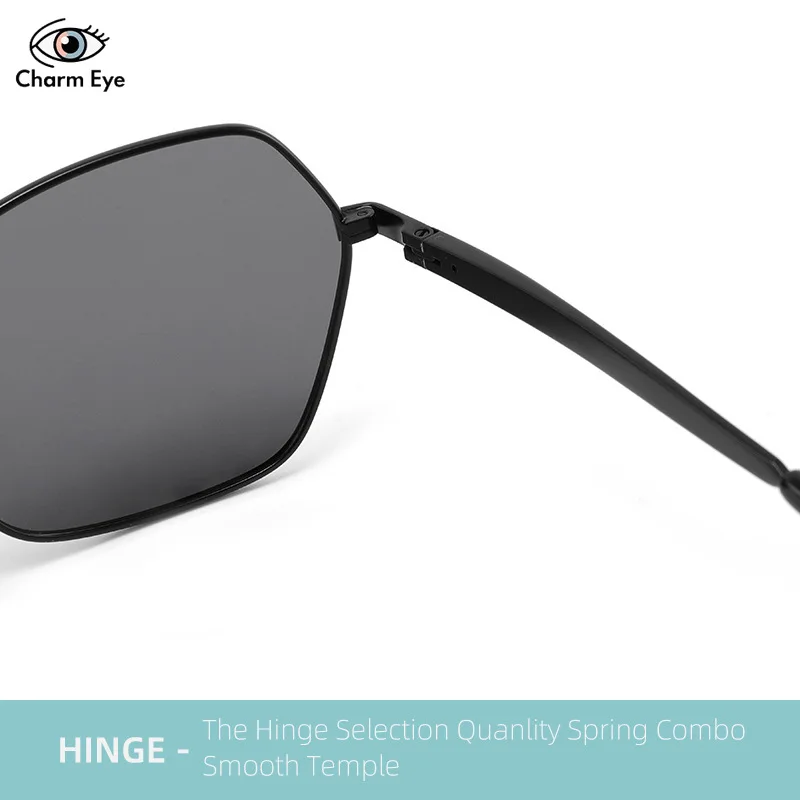 2025 جديد النساء النظارات الشمسية موضة ريترو مضلع المعادن شخصية في الهواء الطلق اليدوية الرجال القيادة نظارات شمسية مستقطبة UV400 #3