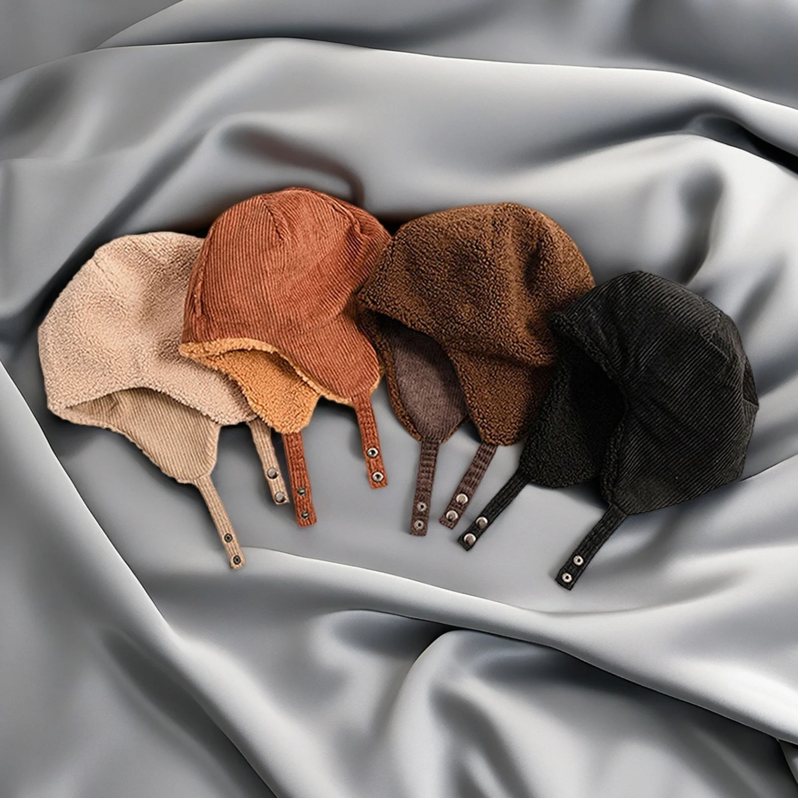 

Зимняя теплая шапка для мужчин и женщин, утолщенная плюшевая ветрозащитная шапка, теплая бархатная шапка для езды на велосипеде, кемпинга, рыбалки, пешего туризма