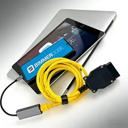 For BMW vehicles, programming cable compatible with E-SYS, ICOM, ISTA+, Bootmod3 and Bimmercode systems,2m