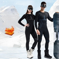 Warm Quick Dry Ski Women's Underwear Set Compression Thermal Men's Base Layer Winter Hiking Snowboarding Wicking Sportswear