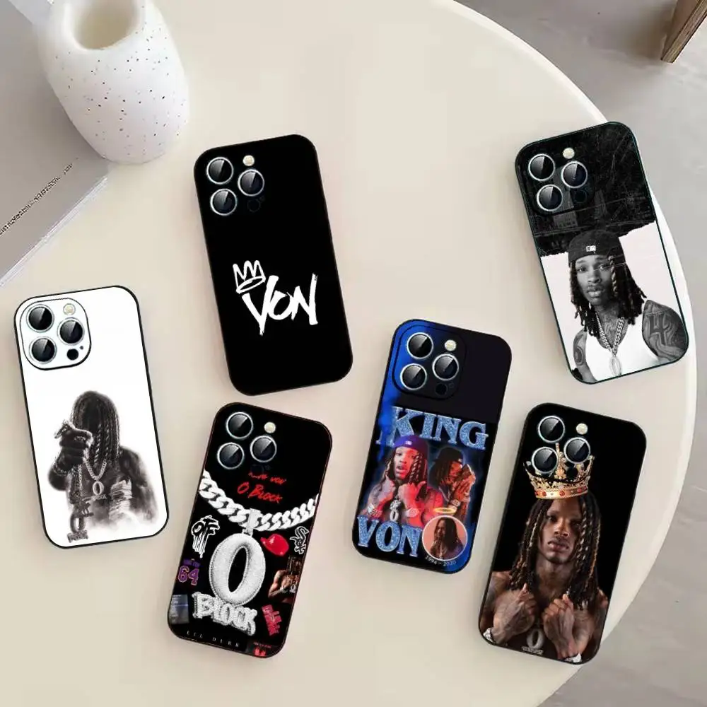 Popular Rapper K-King Vons Phone Case For iPhone 17, 16,15,14,13,12,11 Plus,Pro Max, Others Soft Black Cover
