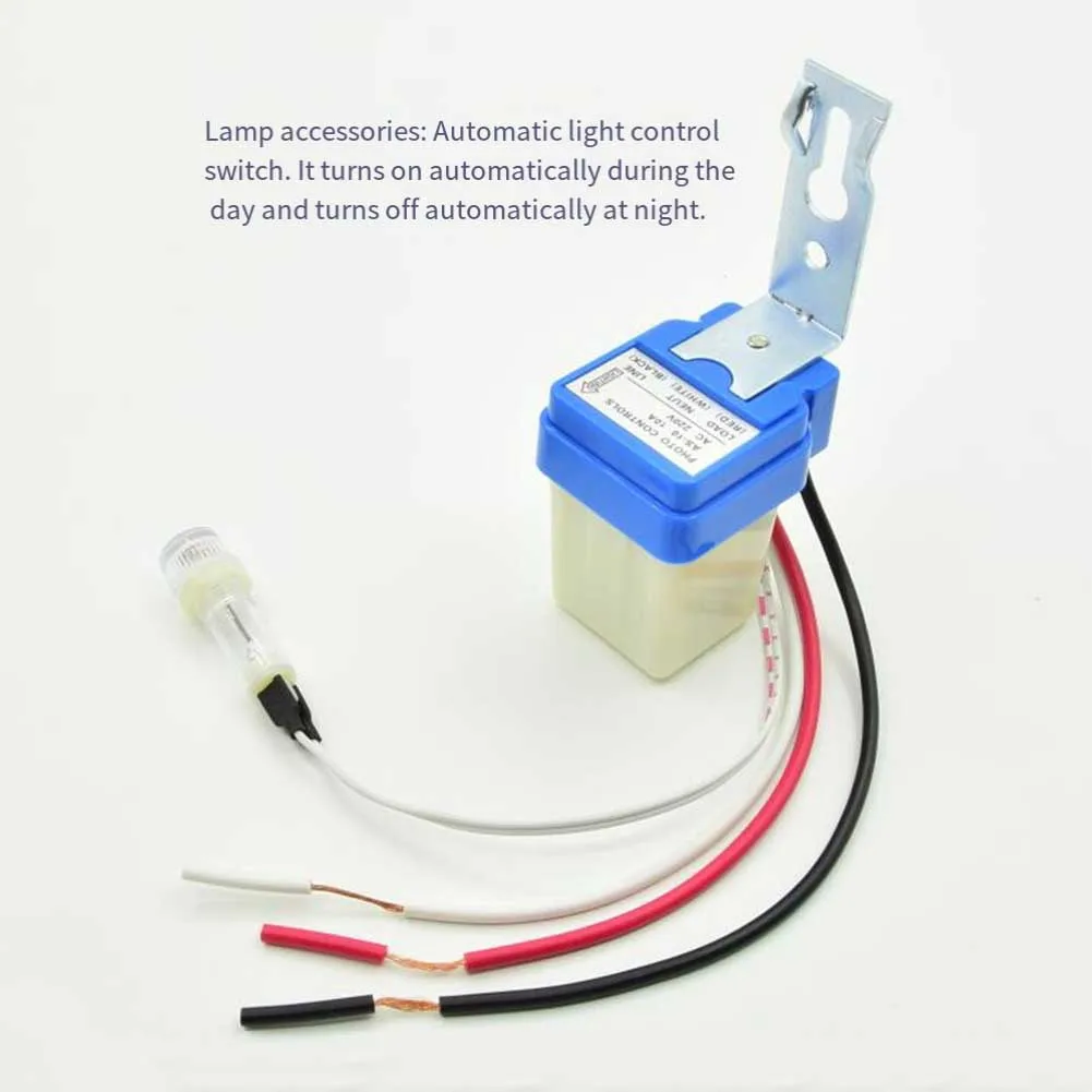Energy Efficient Light Sensor Outdoor Lighting Sensor Dusk Dawn Sensor Twilight Switch Compact Size Light Sensitivity Threshold