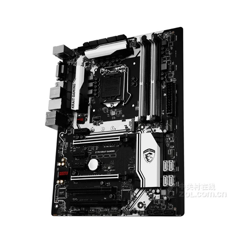 Carte Mère LGA 1151 d'Occasion pour Ordinateur de Jeu Intel, Z170 Krait, USB 3.0, SATA3, DDR4, 64 Go