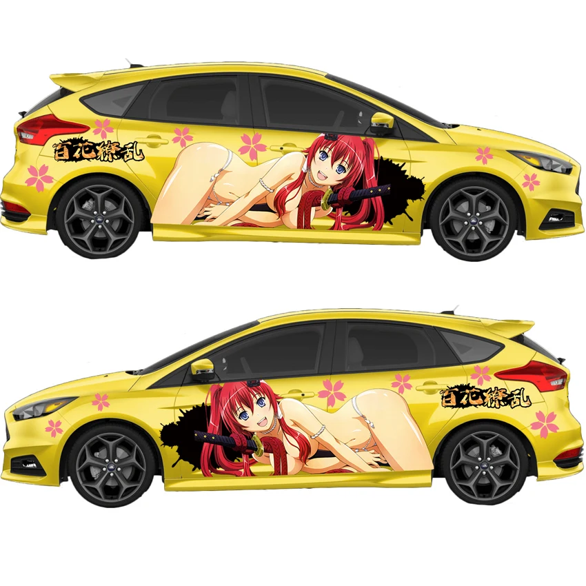 

3d Car Cartoon Sticker Sexy Beauty warrior Waterproof Three-dimensional Body Decals Door Decoration Stickers Car Styling
