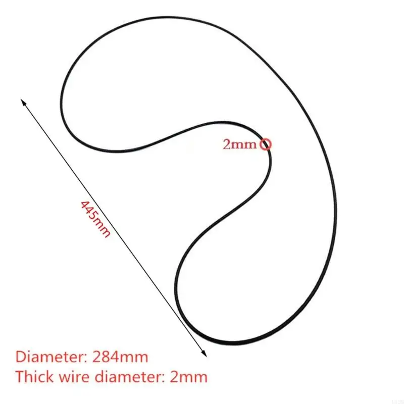 U13B 284 ミリメートルラウンドセクションドライブベルトターンテーブルゴムベルト ビニールレコードプレーヤーフォノベルト駆動ターンテーブル