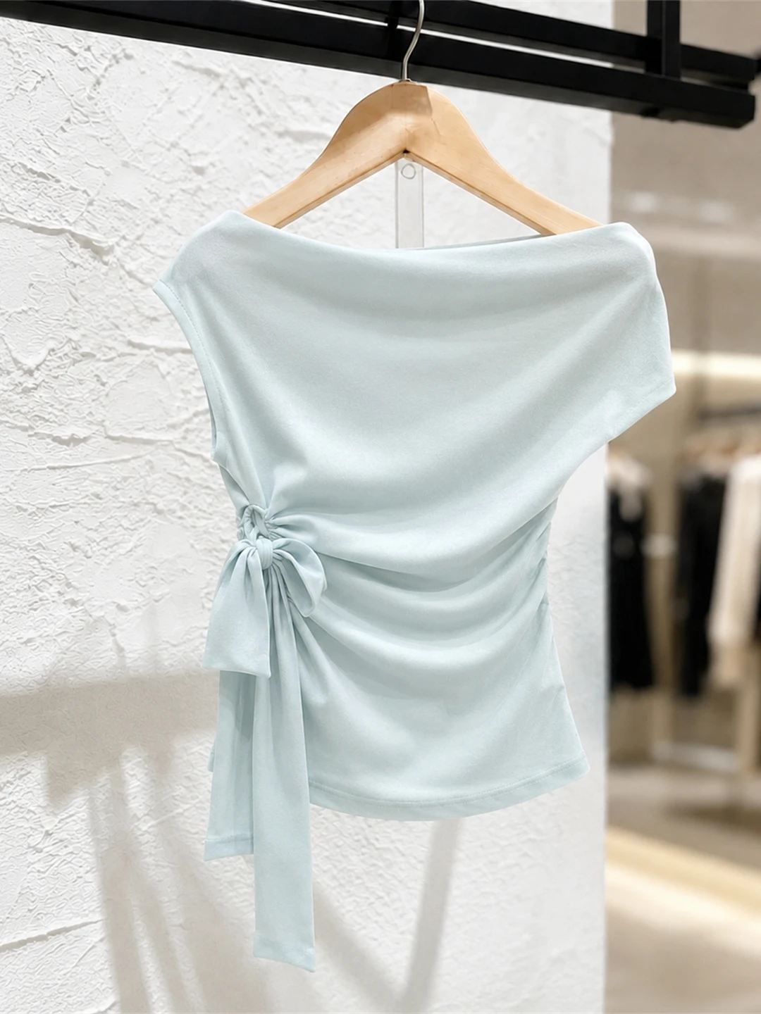 

Elegant Casual Summer Top Gentle Sweet Style Short Sleeve Swing Collar T-Shirt Age-Defying Casual Shirt Korean Style Slim Fit