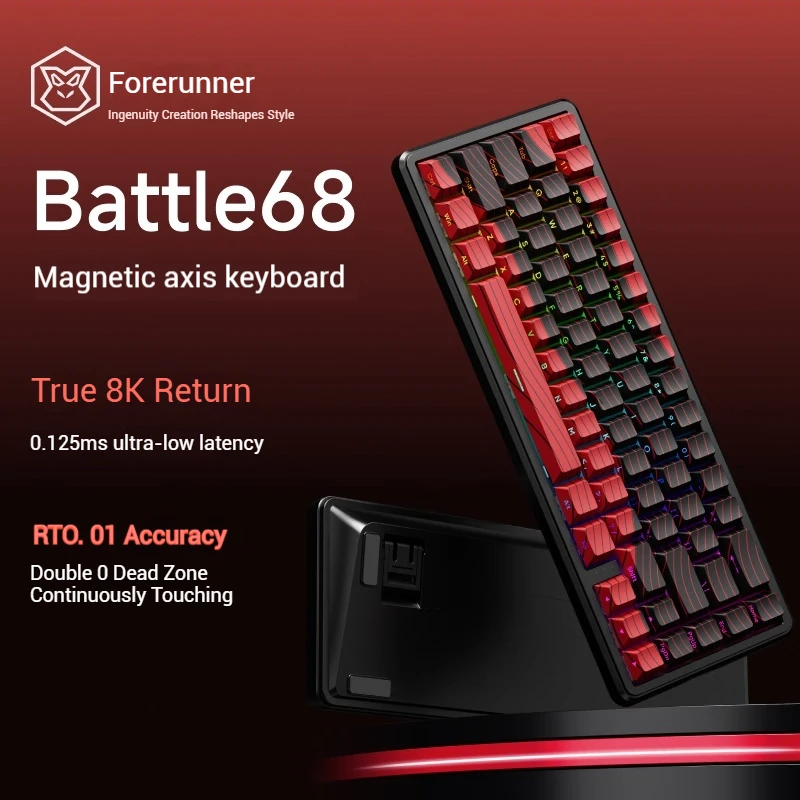 EWEADN Battle68 Mechanical Keyboard 0 Dead Zone Ultra Low Latency Gaming Specific Rt 0.01 Hot Swap Laptop Gaming Keyboard Gift