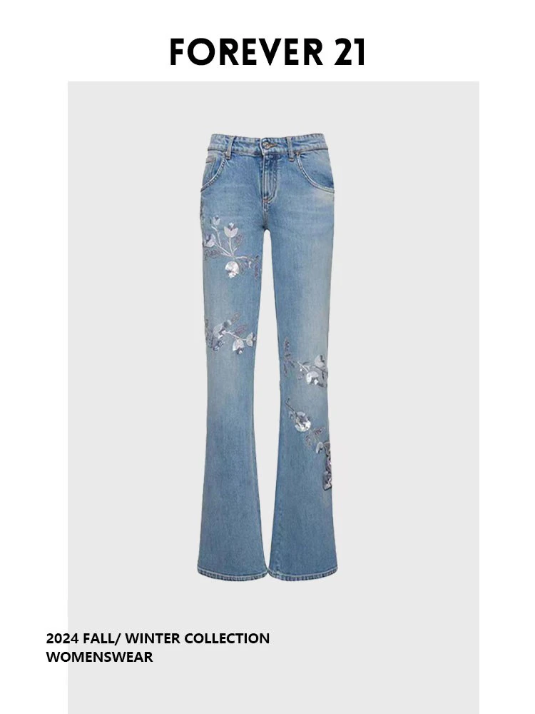 

Джинсы женские с высокой талией, облегающие, зимние, новые, с вышивкой, универсальные, расклешенные, длинные, для фигуры «груша»