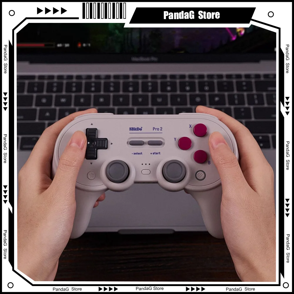 

8BitDo New Pro 2 Bluetooth Gamepad with Hall Effect Joystick for Nintendo Switch PC MacOS Android Steam Deck&Raspberry Pi Wukong