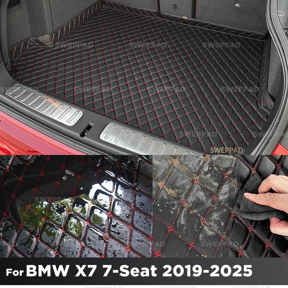 For BMW X7 7-Seat 2019-2025 24 23 22 21 20 Car Trunk Mat Car Cargo Liner Protective Pad Interior Accessories