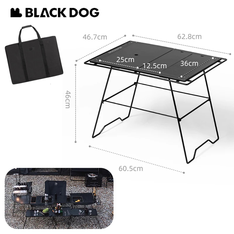 Naturehike BLACKDOG IGT Table Camping Folding Shelf Combination Outdoor Kitchen Garden Barbecue Picnic BBQ Accessories Portable