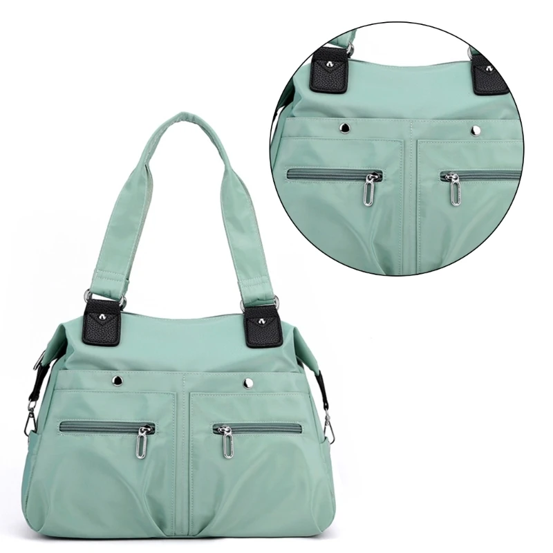 Handbag Nylon Bag Large Capacity Shopping Bag Versatile Shoulder Bag for Girl Women Fashion Trendy Bag Splashproof Bags