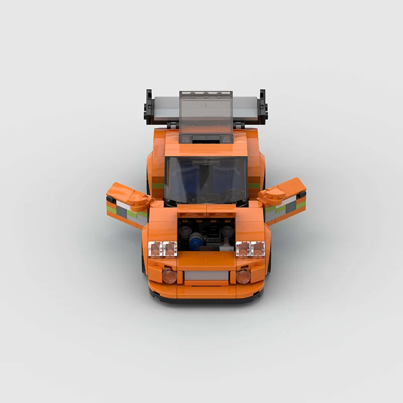 

MOC Fast & Furious MK4 370pcs Supra City Technical Car F2 Vehicle Technical Building Block Racing Brick