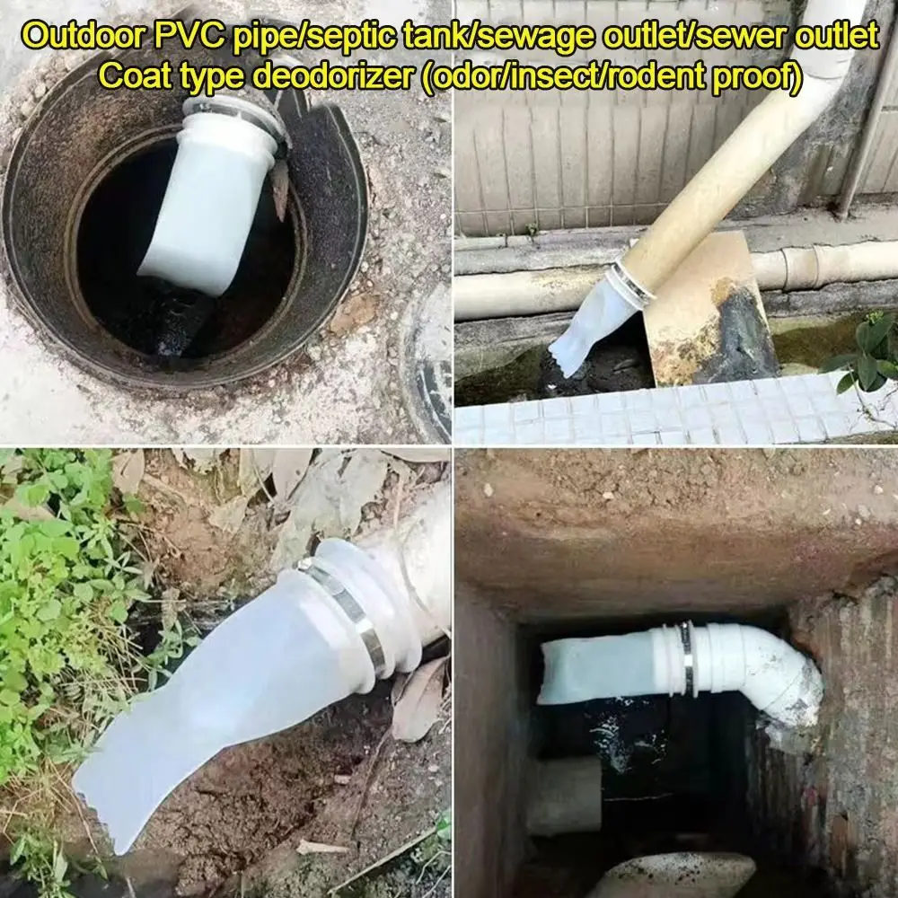 

Silicone Drainage Pipe Floor Drains Floor Outlet Odor-resistant Rain Pipe Cap Automatic Closing Replacement Strainer Plug