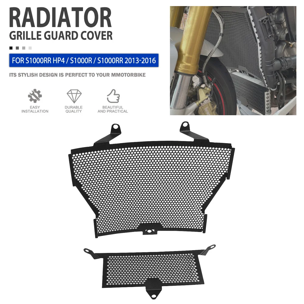 

Radiator Guard For BMW S1000RR HP4 / S1000R / S1000RR 2013 2014 2015 2016 Motorcycle Radiator Grille Cover Protector Accessories