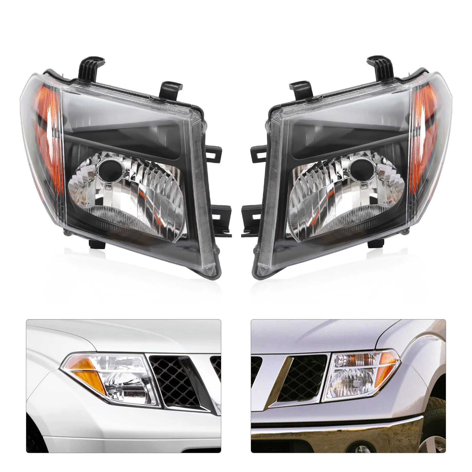 

Headlights For Nissan Frontier 2005-2008&Pathfinder 2005-2007 Halogen Headlamps