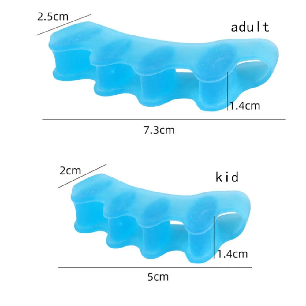 RHBJ Professional Gel Toe Spacers สําหรับ Bunions - 2 ชิ้น Orthopedic Separators Stretchers, Hallux Valgus Corrector & Foot Care Tool