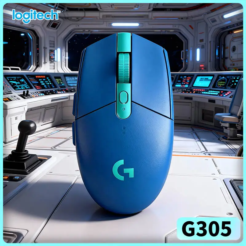 

Игровая мышь G305 LIGHTSPEED от Logitech, 12000 DPI HERO Precision, 6 программируемых кнопок, 250 часов автономной работы, совместимость с ПК и Mac