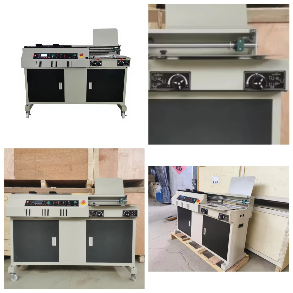 

2026 New Kaijie Full Automatic A3 Perfect Binding Machine 450mm 60mm Thickness 280/h Speed 1200W Electric Power