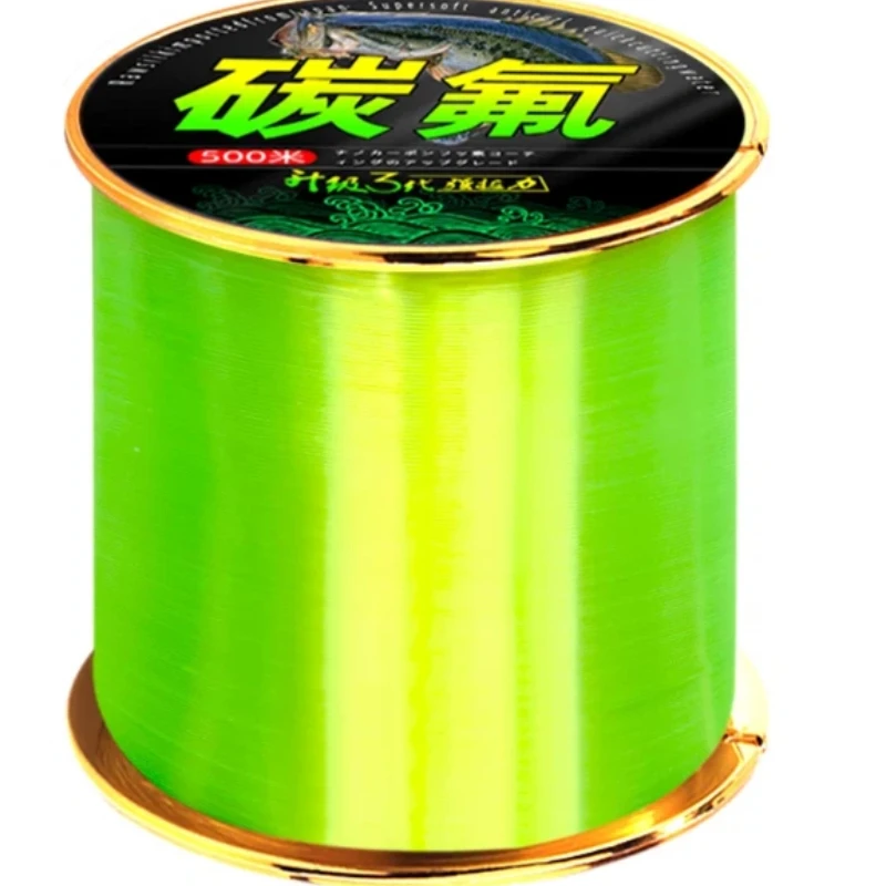 

Леска из флюорокарбонового нейлона 500 м, ультрагладкая, высокопрочная, основная/поводковая, устойчивая к истиранию, для морской рыбалки с лодки, для морских удилищ