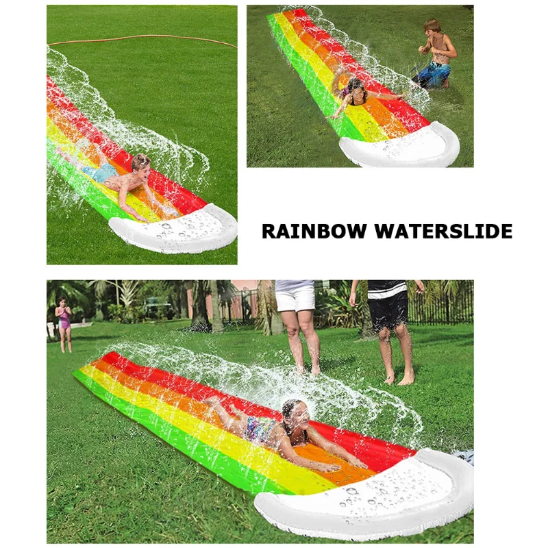 Games Center Backyard Children Adult Toys Inflatable Water Slide Pools Children Kids Summer Gifts Backyard Outdoor Water Toys