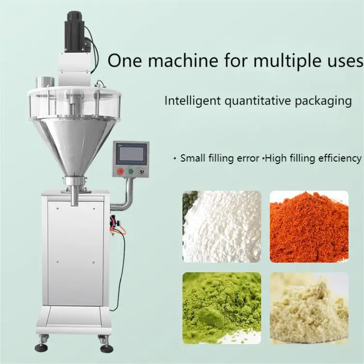 Semi Automatic Detergent Powder Filling Packing Machine Dry Powder Bucket Auger Filling Machine