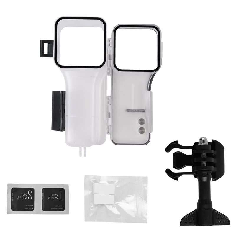 AU61-For Insta360 Luna Ultra Underwater Housing Shell 60M Diving Waterproof Case Gimbal Camera For Snorkeling Surfing