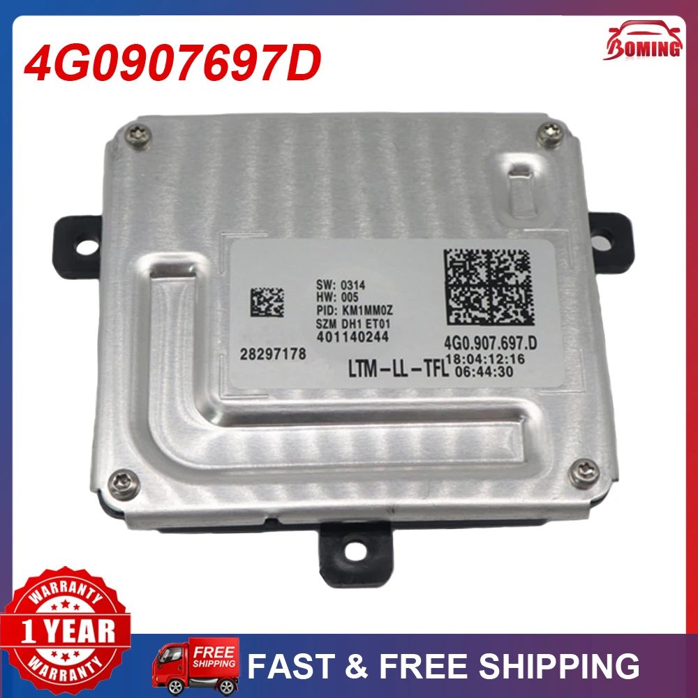 New Car Headlight Module Unit 4G0907697D Fits For AUDI A3 A4 A4 ALLROAD A5 A6 A7 A8 Q3 Q5 RS5 S4 S5 S6 S8 SQ5 TT 4G0907397D