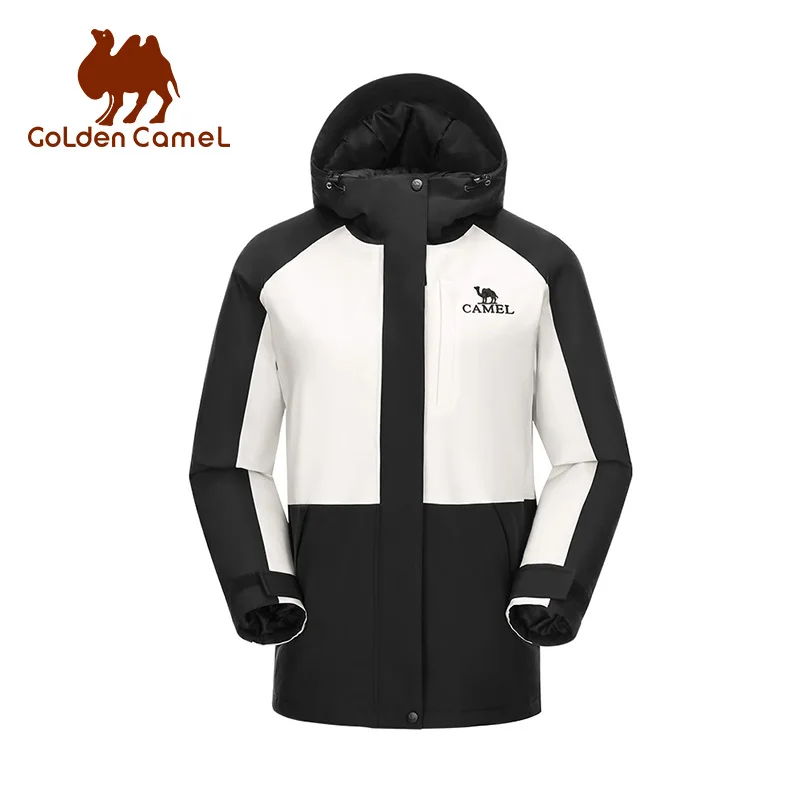 

GOLDEN CAMEL Hiking Jackets Women Windbreakers Cotton Fleece Jacket for Men's Winter Coats 2023 New Waterproof Travel Clothes