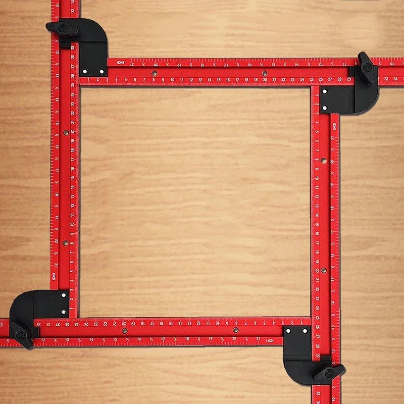59cm Adjustable Square Router Template Guide Variable Jig Milling Engraving Rail