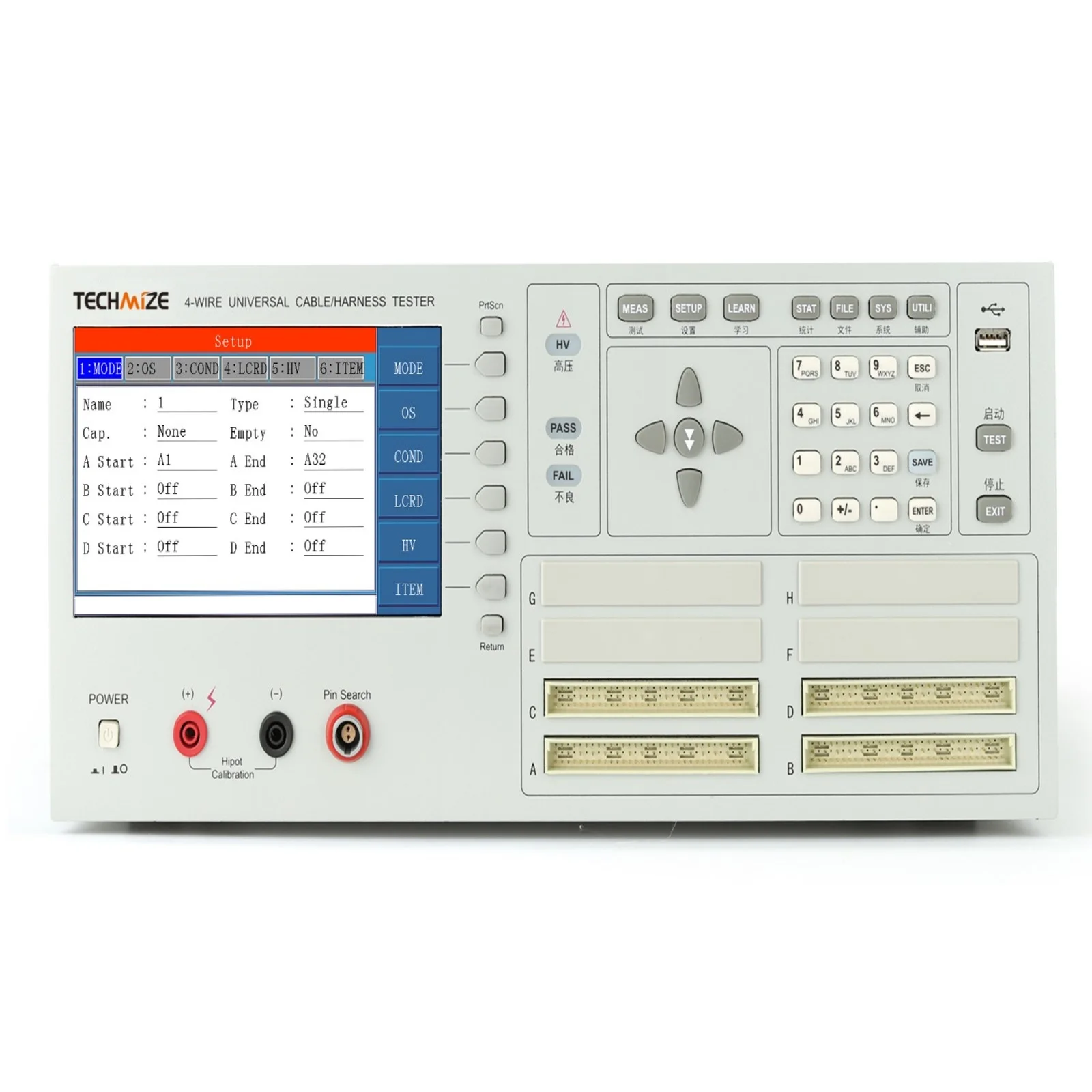 TH8602-2 Tester completo per cavi/Macchina per prove di cavi/Tester per cavi