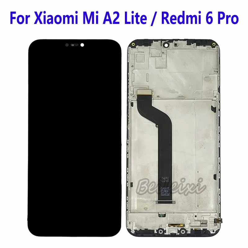 For Xiaomi Mi A2 Lite M1805D1SG LCD Display Touch Screen Digitizer Assembly Replacement Accessory For Redmi 6 Pro LCD