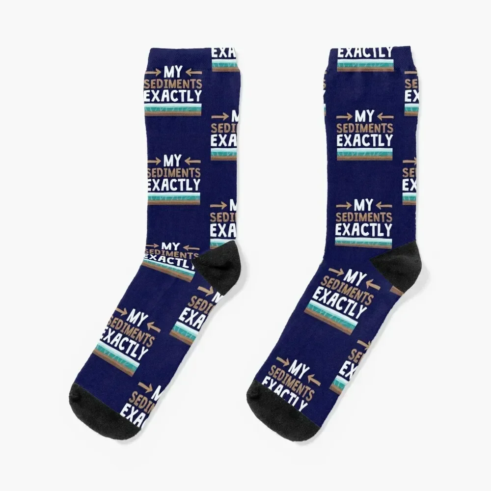 Geology My Sediments Exactly Geologist Socks funny sock valentine gift ideas winter designer brand Socks Man Women's