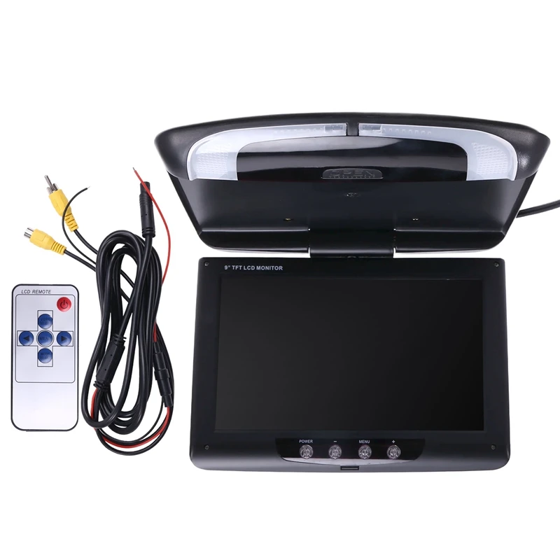 Car Roof Monitor Lcd Flip Screen Top Multimedia Video Ceiling Roof Mounted Display, Car Ceiling Display