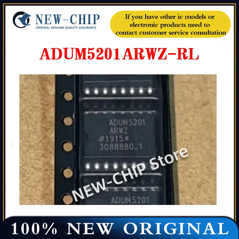 1PCS-20PCS/LOT ADUM5201ARWZ-RL SOIC-16 Nowy oryginalny ADUM5201