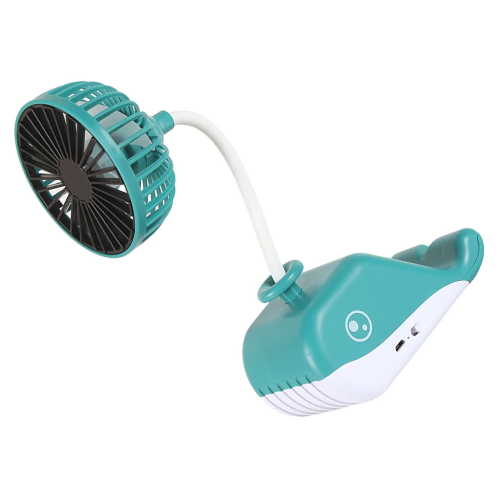

Usb Desk 2-In-1 Cooling Mobile Phone Holder Portable Lightweight Personal Fan For Office Home Travel Summer Dolphin Base