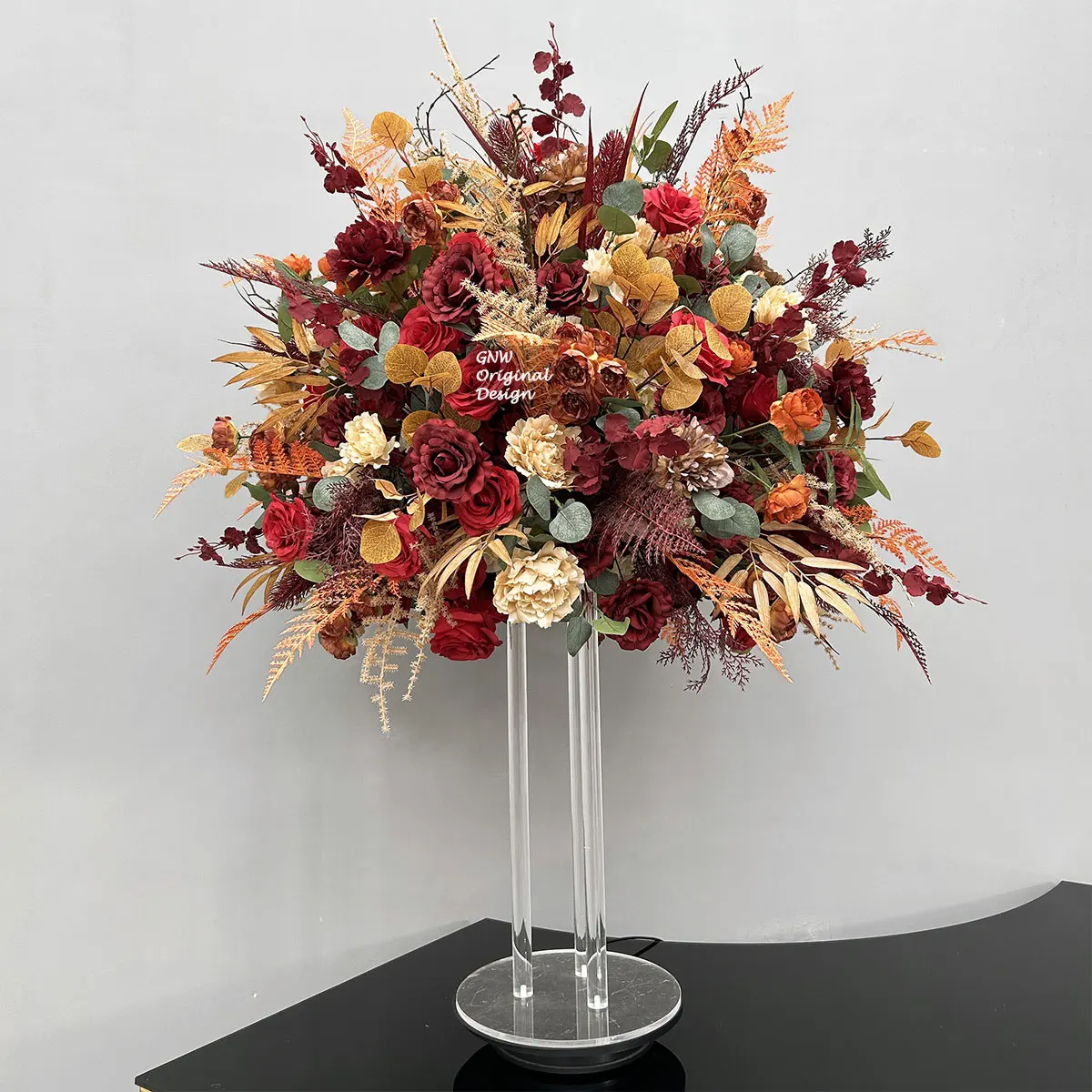Hot Sale Wedding Decoration Artificial Ball Table Decor Centerpiece Artificial Floral Arrangement Ball Decor