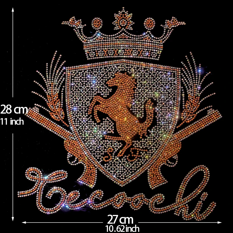 

Высококачественная футболка для глажки, джинсовая и толстовка с рисунком лошади своими руками, аксессуары для одежды